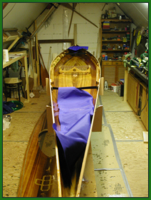 Zeekajak Caribou afwerking binnenzijde