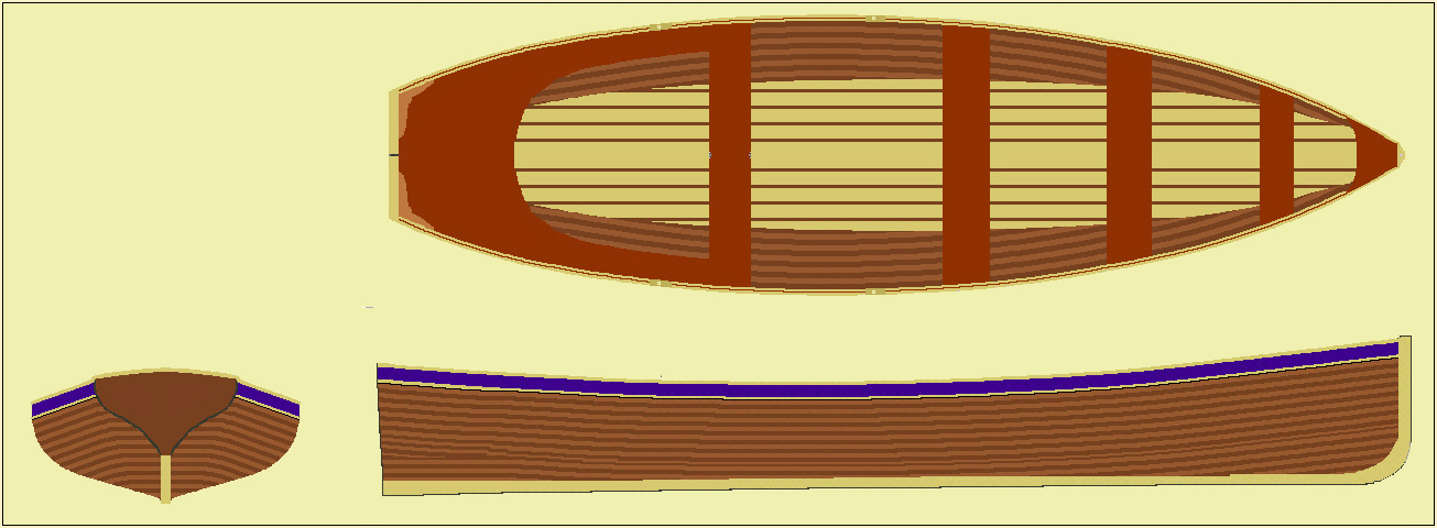 Whitehall 17ft roeiboot afbeelding